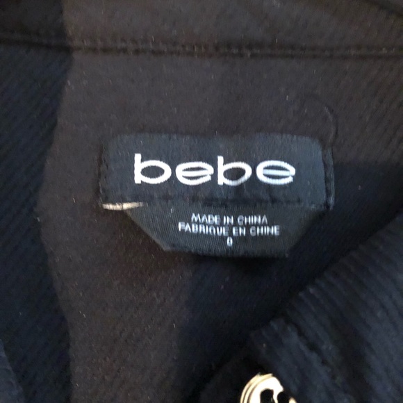 🚨5 for $20 Bebe Mesh Button Up Work Midi Dress with Gold XS - Picture 3 of 3